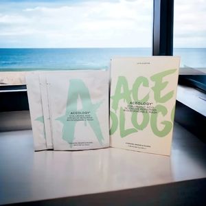 🆕️Aceology Hyaluronic Acid Intensive Repairing Sheet Mask Face Set of 4 New NIB